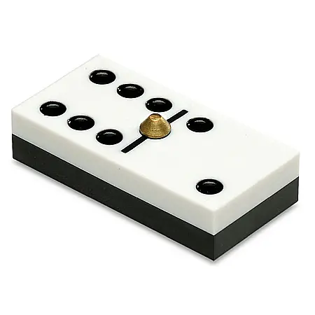 Joc Domino Clasic Premium, in caseta lemn, 28 piese cu insertie de metal, Cayro [1]