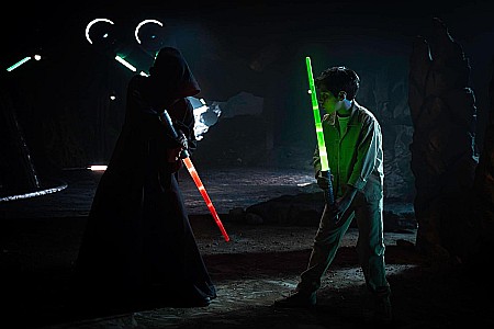 Power Saber - Sabie interactiva de jucarie, verde [3]