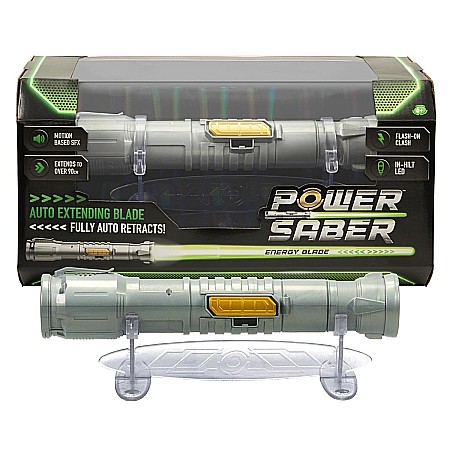 Merch & Stuff - Power Saber - Sabie interactiva de jucarie, verde