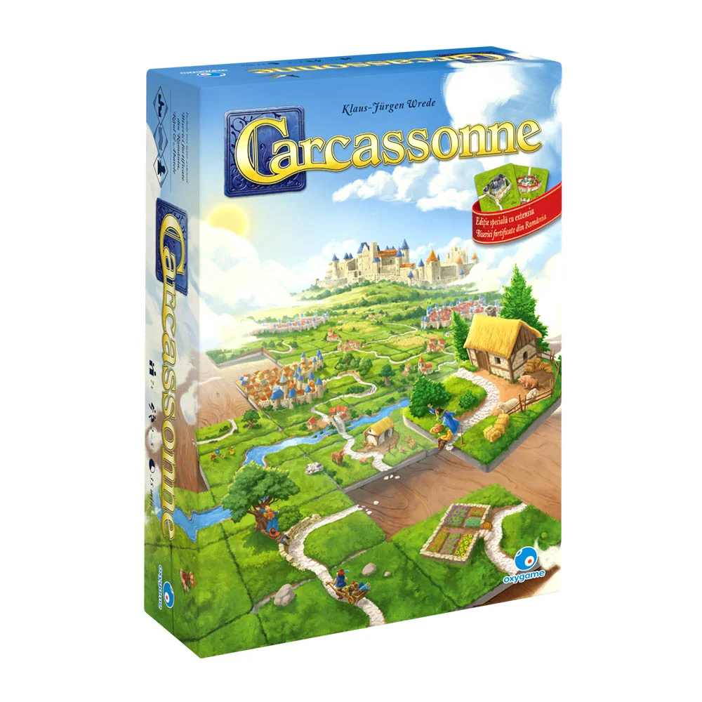 Jocuri de familie - Carcassonne, editie speciala cu extensia Biserici fortificate din Romania