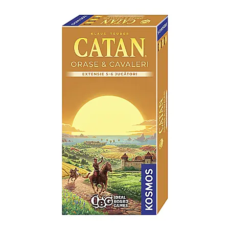 Eurogames - CATAN - Orașe & Cavaleri 5/6 (Extensie) - EDIȚIA 2025