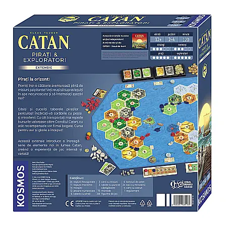 CATAN - Pirați & Exploratori - Extensie 3/4 jucători - EDIȚIA 2025 [1]