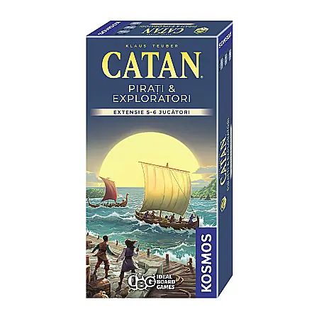 Eurogames - CATAN - Pirați & Exploratori - Extensie 5/6 jucători - EDIȚIA 2025