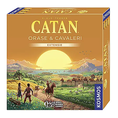 Eurogames - CATAN - Orașe & Cavaleri 3/4 (Extensie) - EDIȚIA 2025