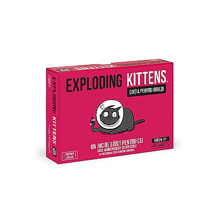 Jocuri cu cărți - Exploding Kittens pentru adulti (Pink Edition)