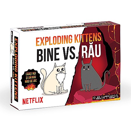Jocuri cu cărți - Exploding Kittens: BINE vs RAU