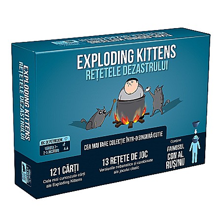 Jocuri cu cărți - Exploding Kittens: Retetele Dezastrului