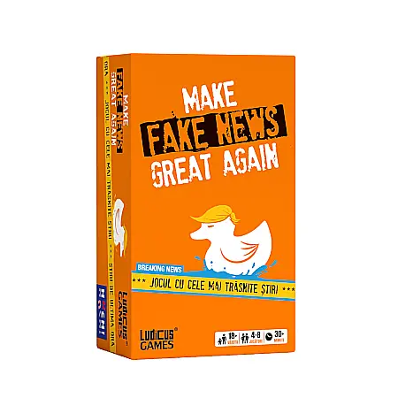Jocuri de petrecere - Make Fake News Great Again, lb.romana