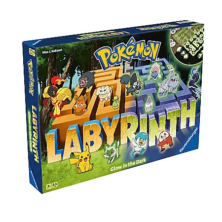 Jocuri de strategie - Labyrinth Pokémon Ravensburger Glow in the Dark