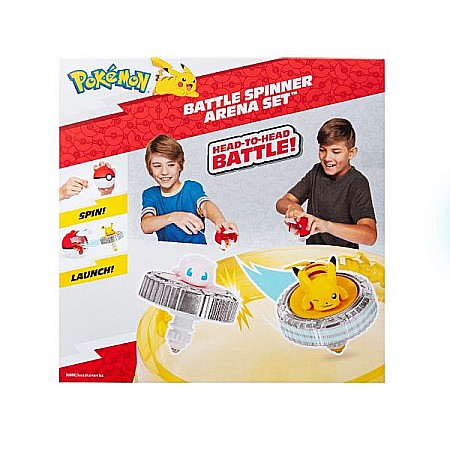 Pokemon - Set de joaca Battle Spinner cu doua figurine (Pikachu #1, Mew, Poké Ball, & Poké Ball) [9]