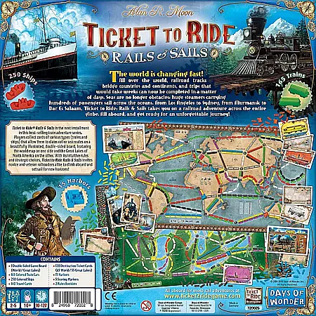 Ticket to Ride Rails & Sails, limba engleza [1]