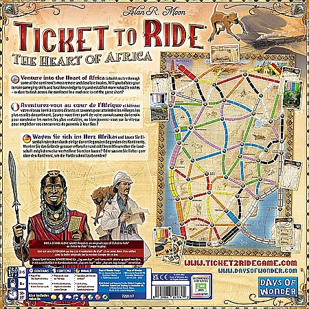 Ticket to Ride Map Collection Heart of Africa [1]