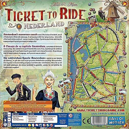Ticket to Ride Map Collection Netherlands, extensie, limba engleza [2]