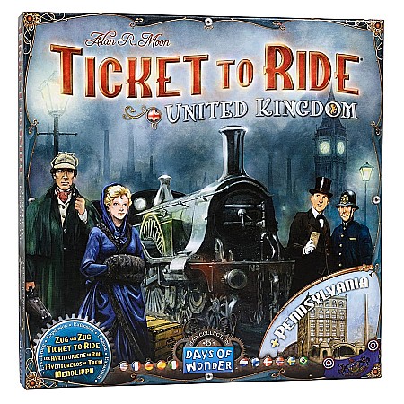 Eurogames - Ticket to Ride Map Collection UK/Pennsylvania