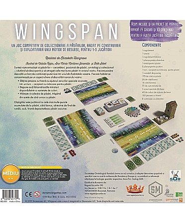 Wingspan (Romanian Third Edition) + Swift Start [1]