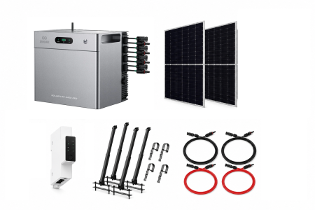 Sisteme de stocare a energiei - Kit Zendure SolarFlow 2400 Pro, 1040Wp - 2 panouri Canadian 510W