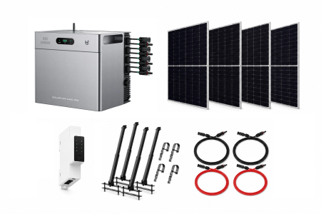 Sisteme de stocare a energiei - Kit Zendure SolarFlow 2400 Pro, 2040Wp - 4 panouri Canadian 510W