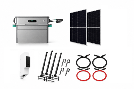 Sisteme de stocare a energiei - Kit  Zendure SolarFlow 800 Pro 2, 1040Wp - 2 panouri Canadian 510W