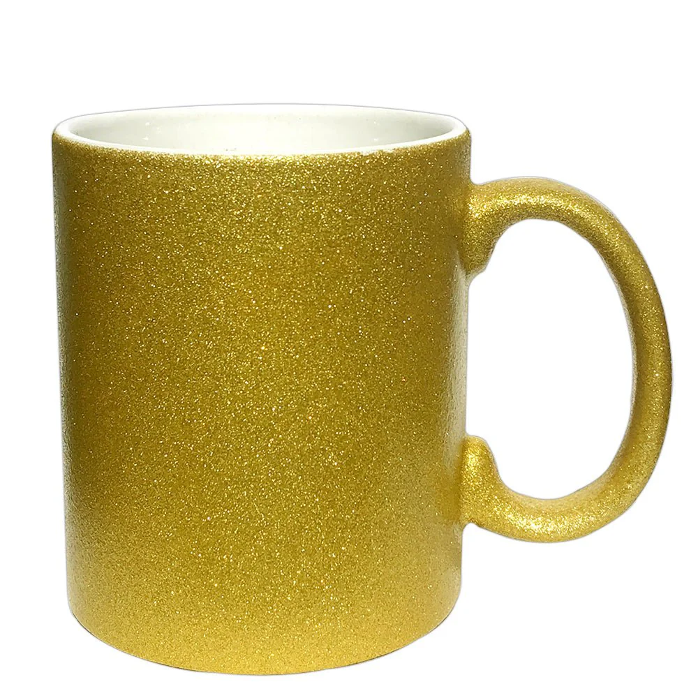 Cana GLITTER aurie  personalizata cu mesajul tau [2]