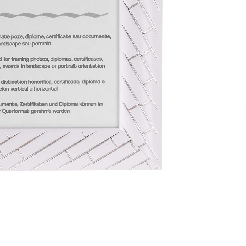 Rama foto Barrio alb+argintiu 10x15 [2]