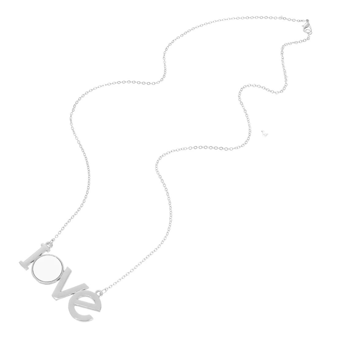 Cadouri personalizate - Colier metalic LOVE2 - personalizat cu poza ta