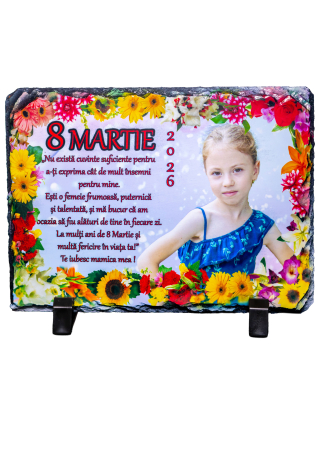 Fotografie pe piatra - Fotografie pe Ardezie 8 Martie