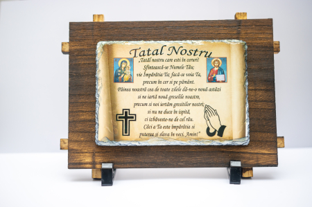 Fotografie pe piatra - Fotografie pe Ardezie  - Tatal Nostru