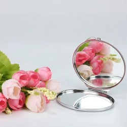 Personalizari obiecte - Oglindă de machiaj  ,rotunda, personalizabila cu poza ta