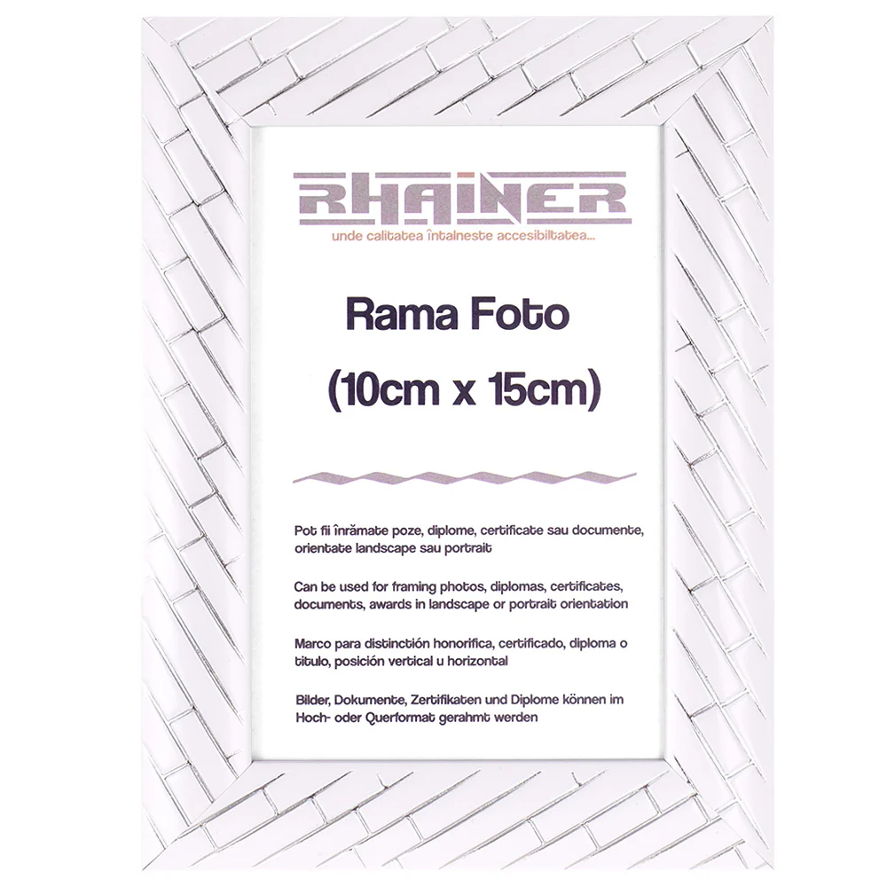 Rame foto - Rama foto Barrio alb+auriu rose A5