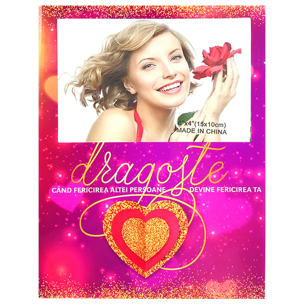 Insertie foto - Rama foto sticla TE IUBESC 4