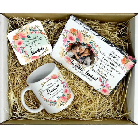 Cadouri personalizate - Set personalizat pentru bunica