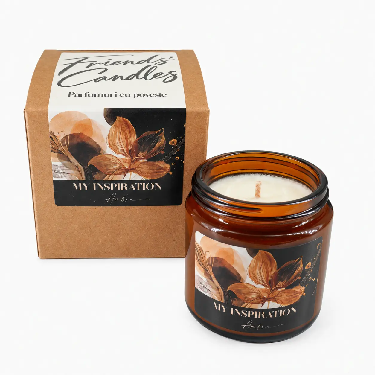 Lumanari Parfumate - Lumânare parfumată Ambră – My Inspiration