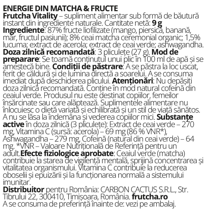 Kit Starter Frutcha cu Matcha – pachet de degustare și sticlă reutilizabilă [12]