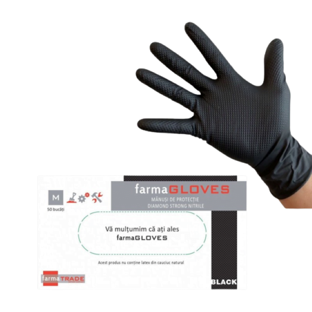 MĂNUȘI DE PROTECȚIE DIAMOND STRONG NITRILE M [1]