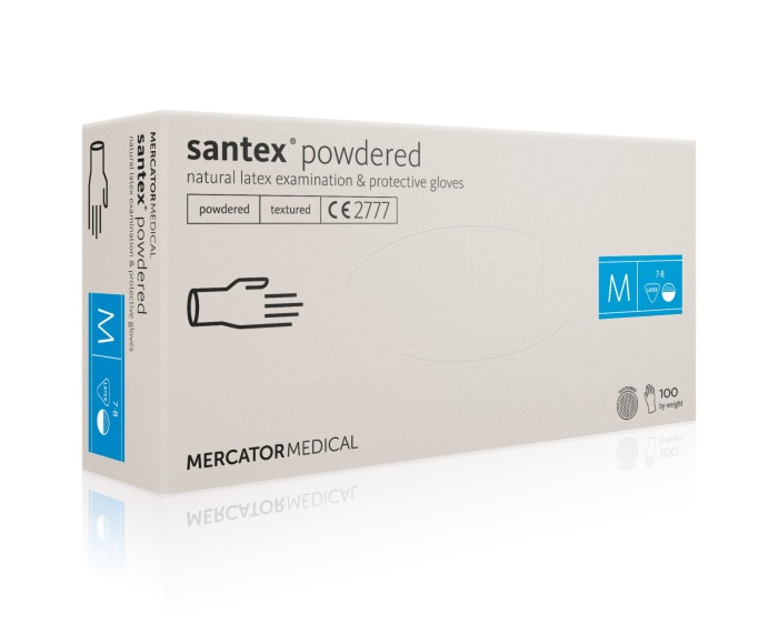 MĂNUȘI LATEX PUDRAT SANTEX L [1]