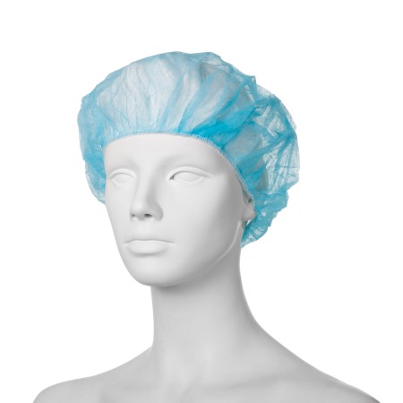 Imbrăcăminte - Bonetă Albastră Din Fibră Tip Clip, mărime universală,