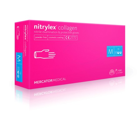 Mănuși Nitril - Mănuși Nitril NITRYLEX MAGENTA mărime S