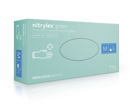 Mănuși Nitril - NITRYLEX VERZI XS