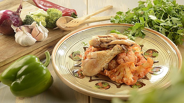 Mâncare De Conopidă Cu Pui [1]