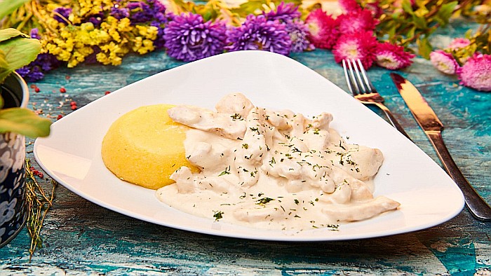 Ciulama De Pui Cu Ciuperci și Trufe [1]