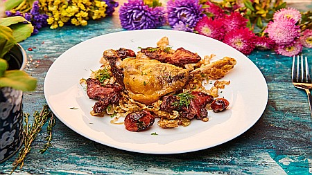 Banat - Pulpe De Rață Pe Pat De Varză Călită