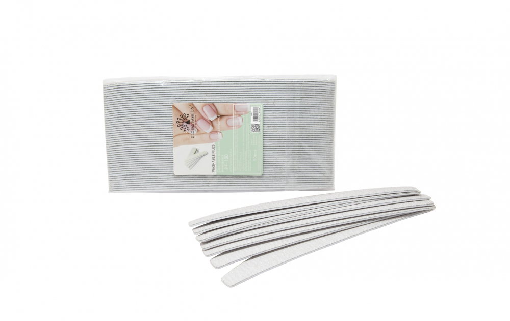 Set 50 rezerve pile pentru bază metalică, semilună, granulație 180 [1]