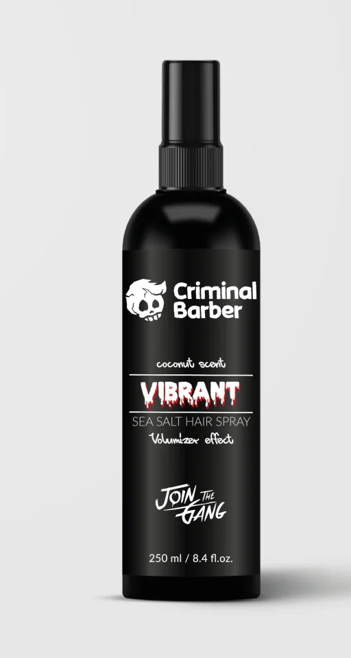 Styling / Spray cu sare de mare - Criminal Barber Vibrant sea salt spray Coconut scent 250 ml.