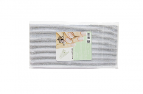 Pile & Accesorii unghii - Set 50 rezerve pile pentru bază metalică, dreaptă, granulație 150