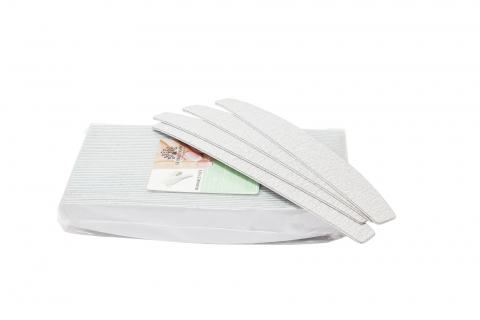 Set 50 rezerve pile pentru bază metalică, semilună, granulație 180 [1]