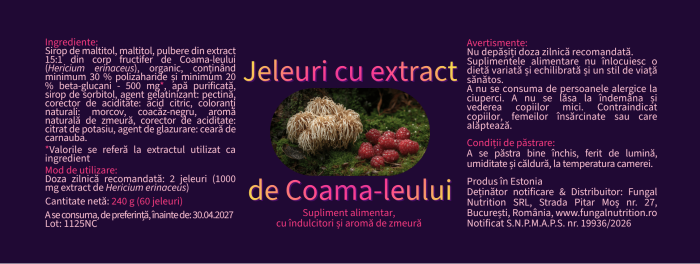 Jeleuri Coama-leului (Lion’s Mane) – Fungal Nutrition [2]