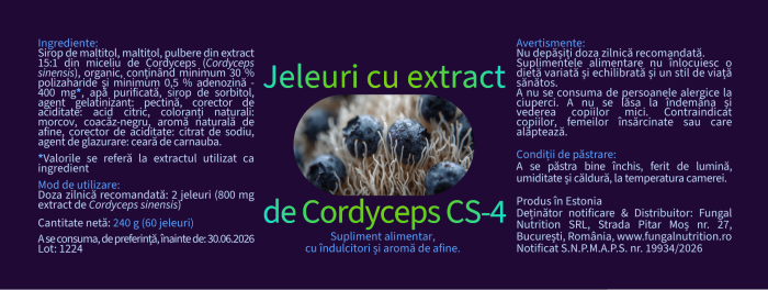 Jeleuri Cordyceps CS-4 – Energie și vitalitate | Fungal Nutrition [2]