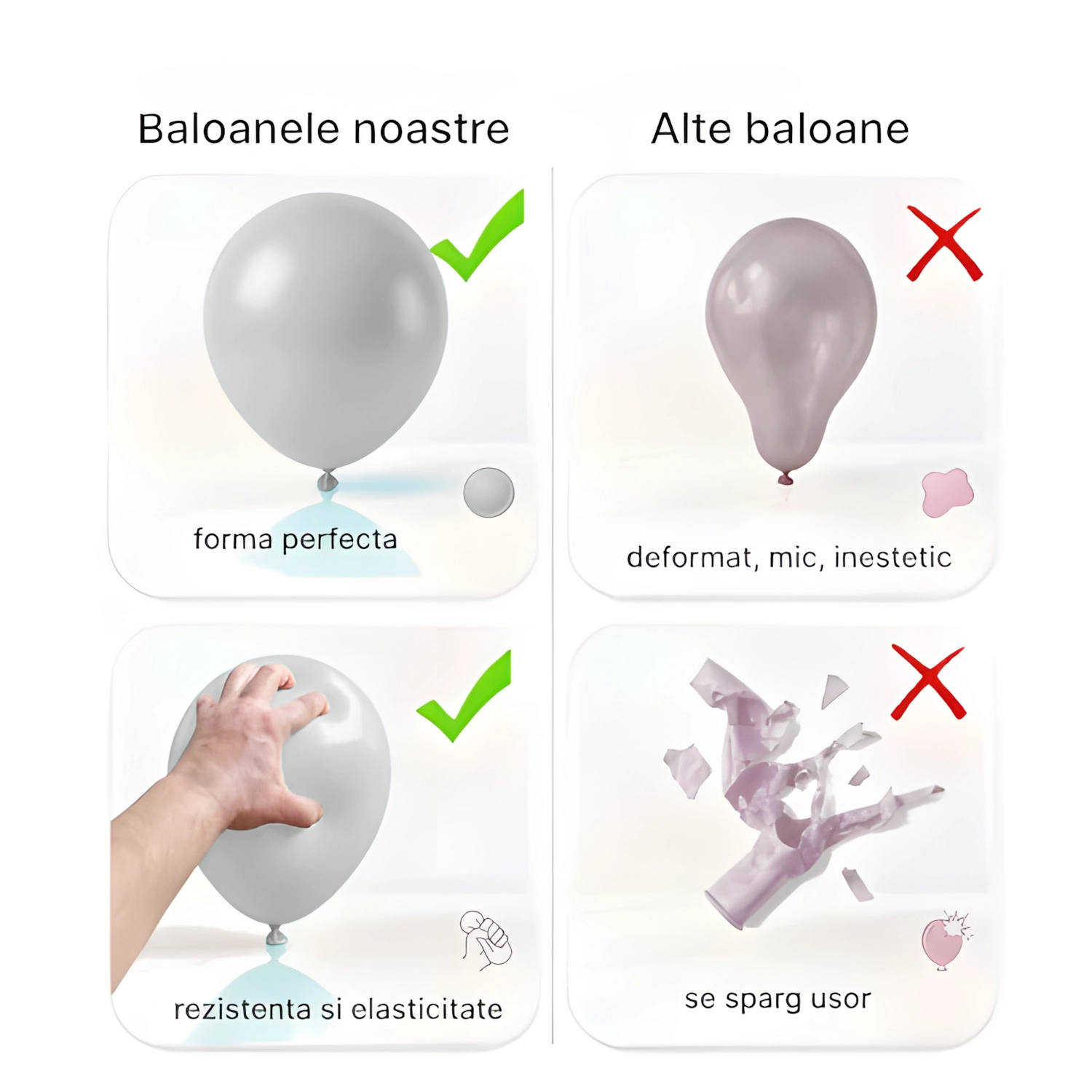 Baloane latex Gemar Grey #070 [10]