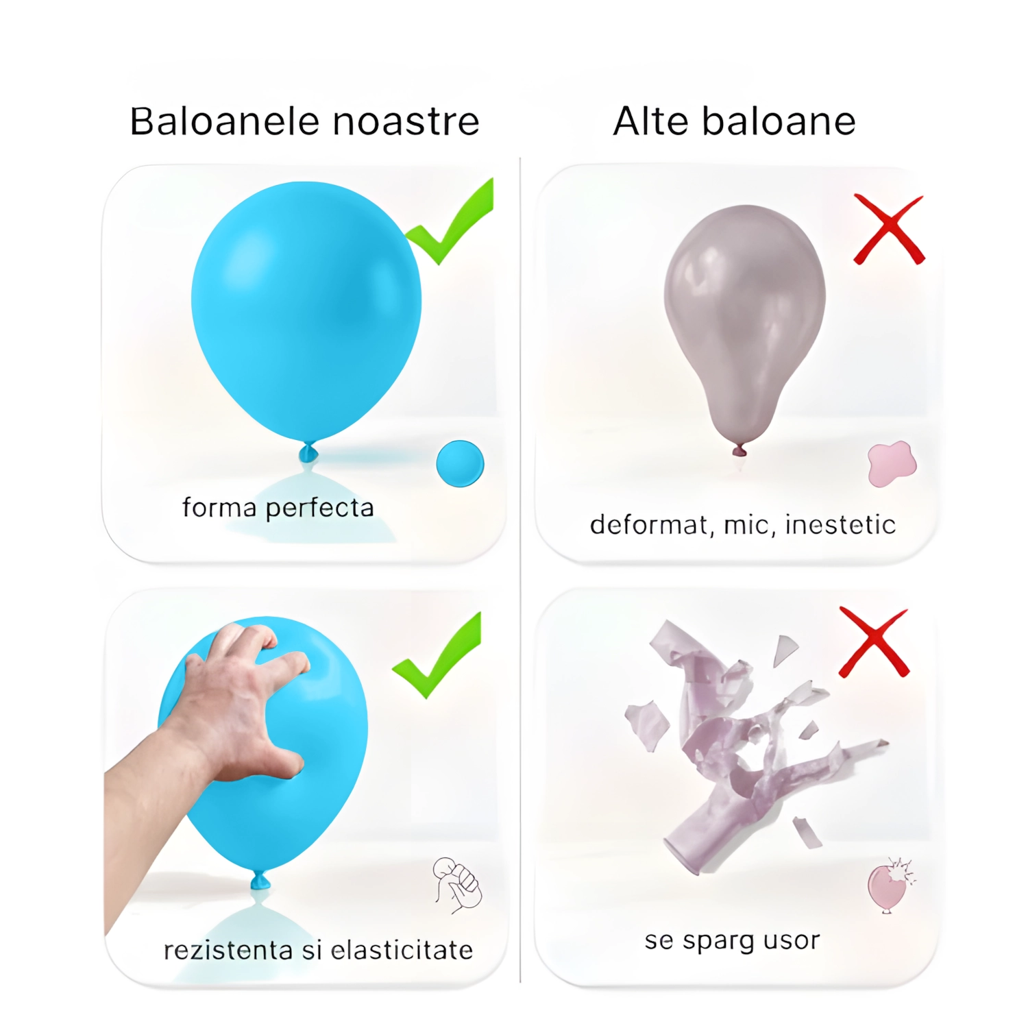 Baloane latex Gemar Light Blue #009 [4]