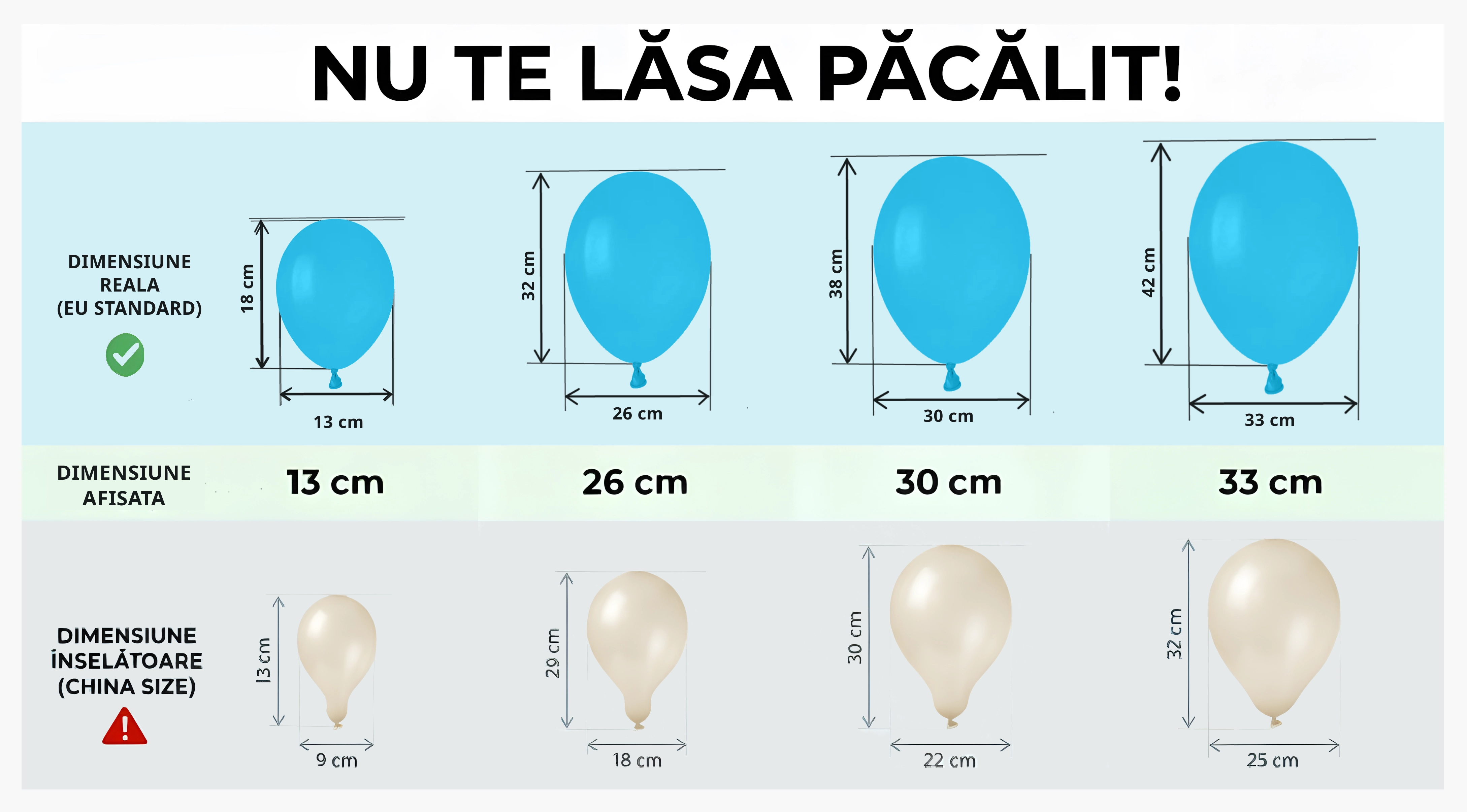 Baloane latex Gemar Light Blue #009 [5]